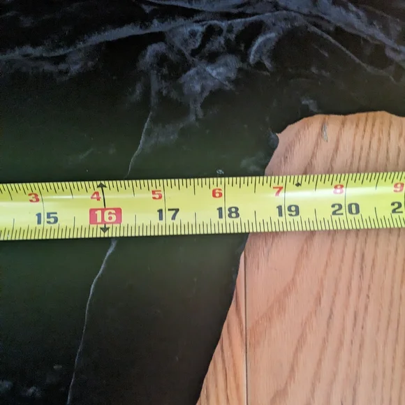 Sweet Baby Jamie Black Collared Velvet Dress Size XL Jamie Mizrahi - Picture 8 of 16